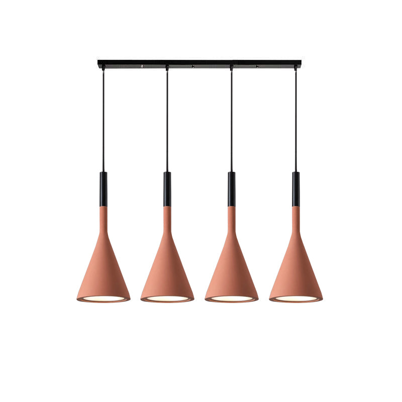 Solara Lampe suspendue conique en béton industrielle - Neutralighting