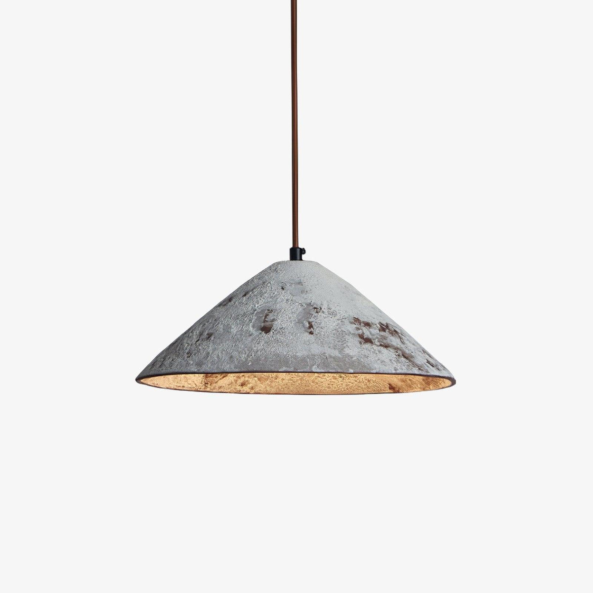 Solara Lampe suspendue cône en céramique rustique vintage minimaliste - Neutralighting