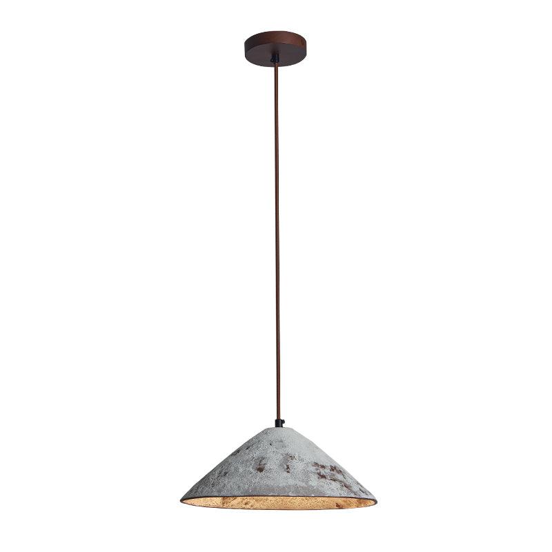 Solara Lampe suspendue cône en céramique rustique vintage minimaliste - Neutralighting