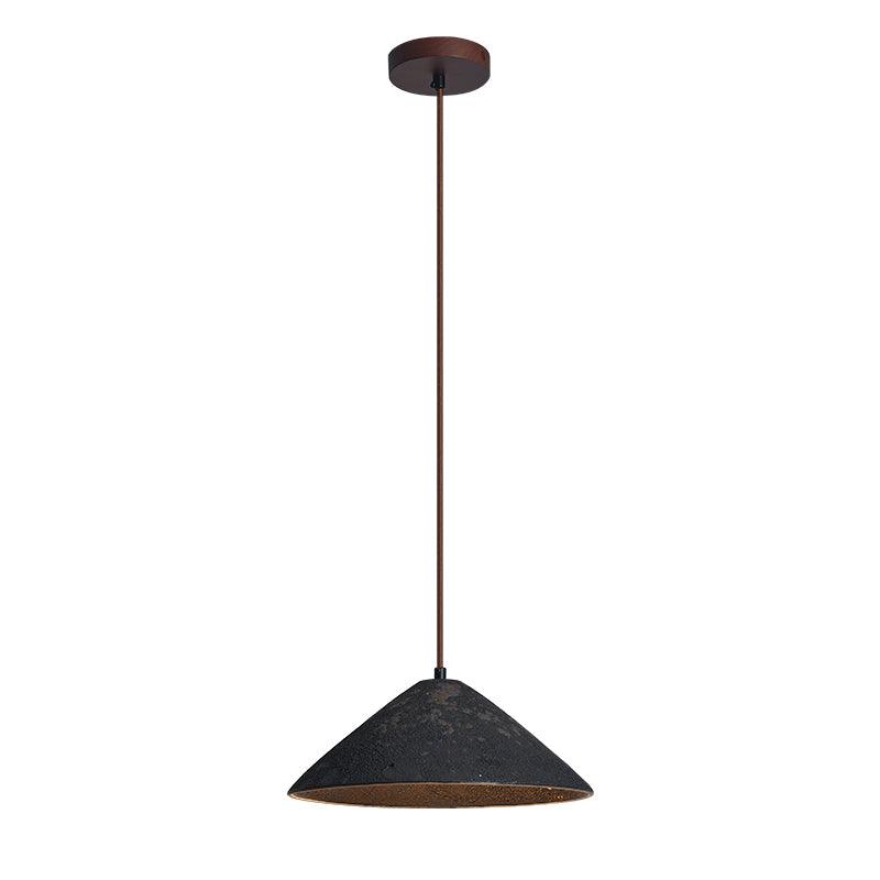 Solara Lampe suspendue cône en céramique rustique vintage minimaliste - Neutralighting