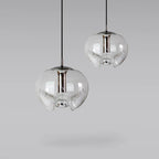 Valentina Design LED Globe Suspension Verre Chambre À Coucher - Neutralighting