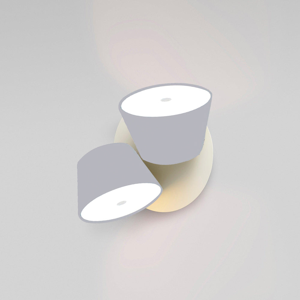 Fivra Lustra Applique Murale Double Abat-Jour - Neutralighting