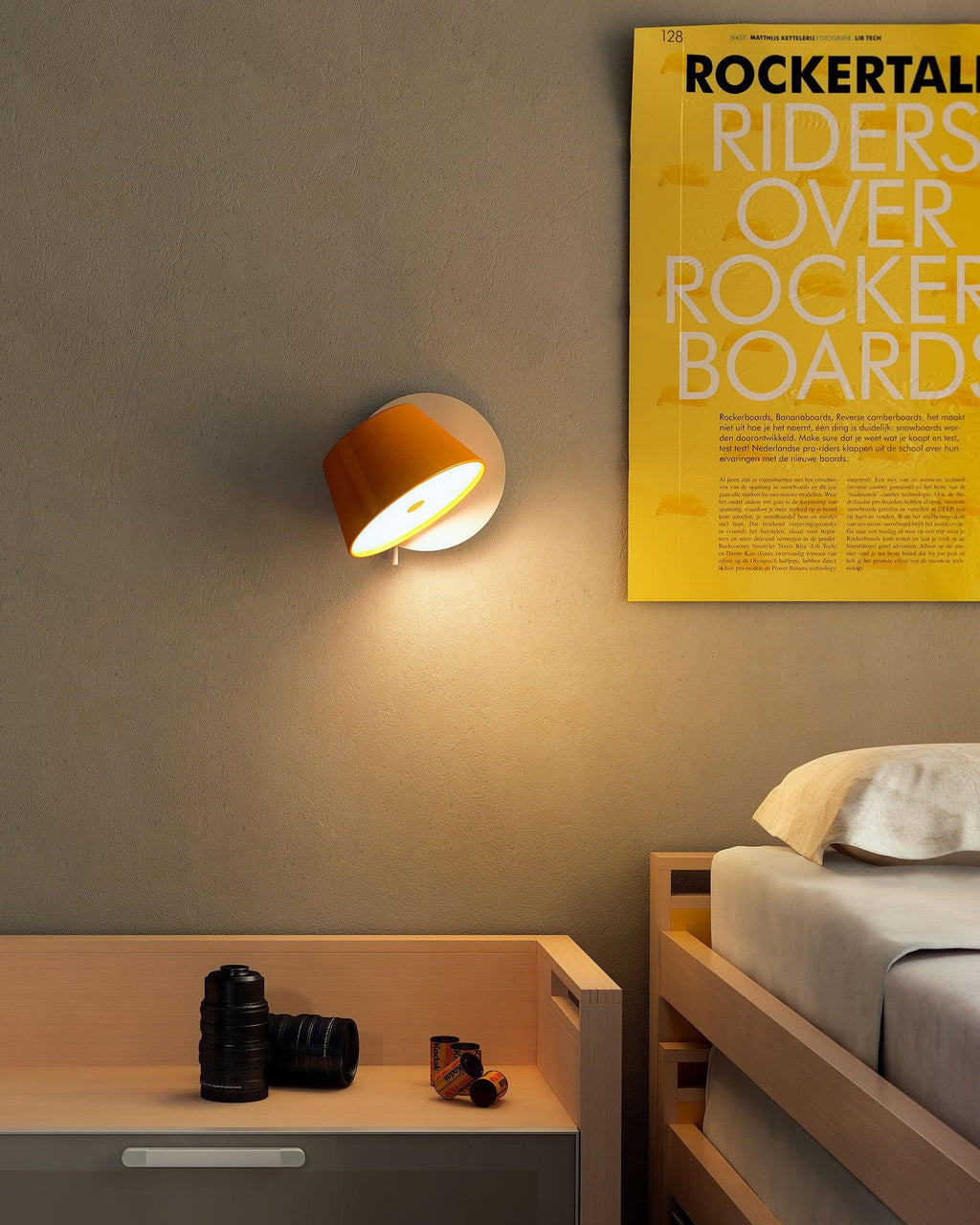 Fivra Lustra Applique Murale Double Abat-Jour - Neutralighting