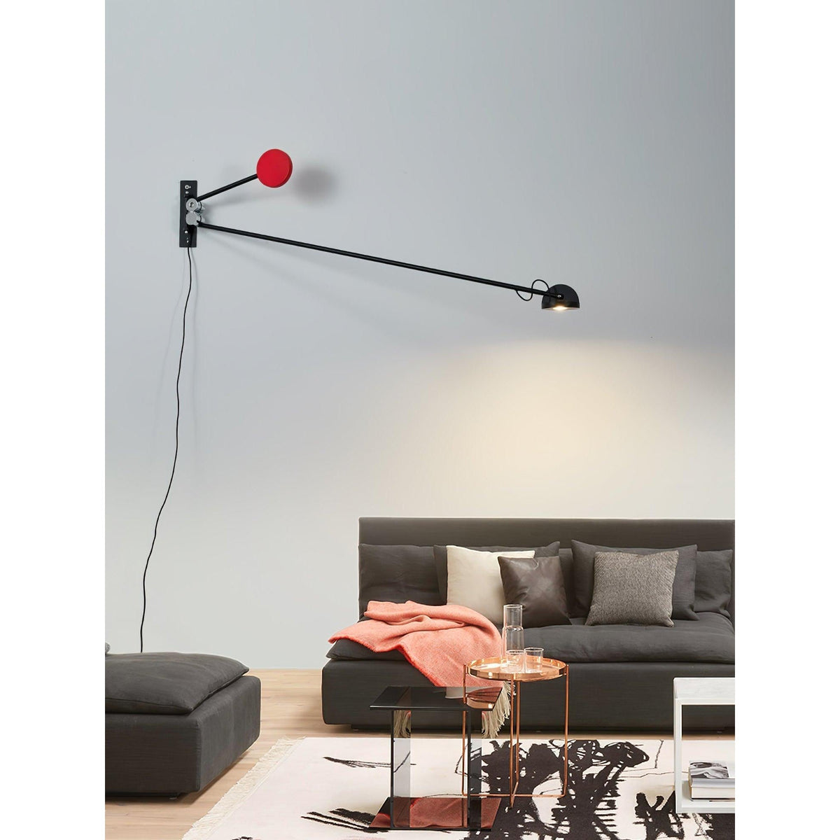 Cipher Lampe Murale Métal Art Minimaliste Moderne - Neutralighting