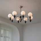 Cora Lustre Nickel Orb Élégant - Neutralighting