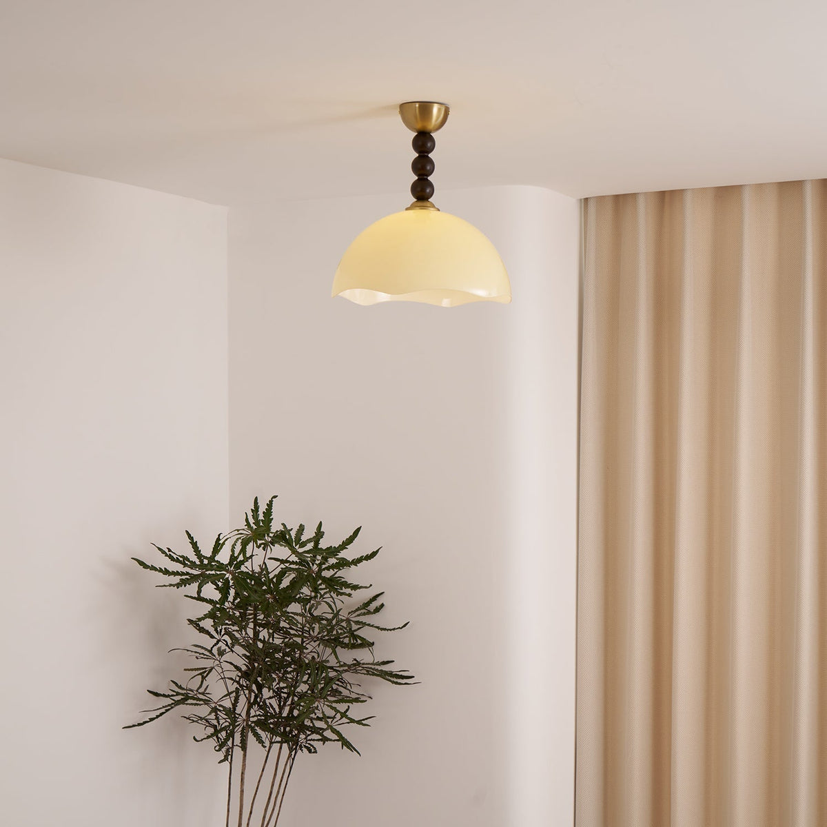Syraeia Plafonnier Art Nordique en Verre Coral - Neutralighting