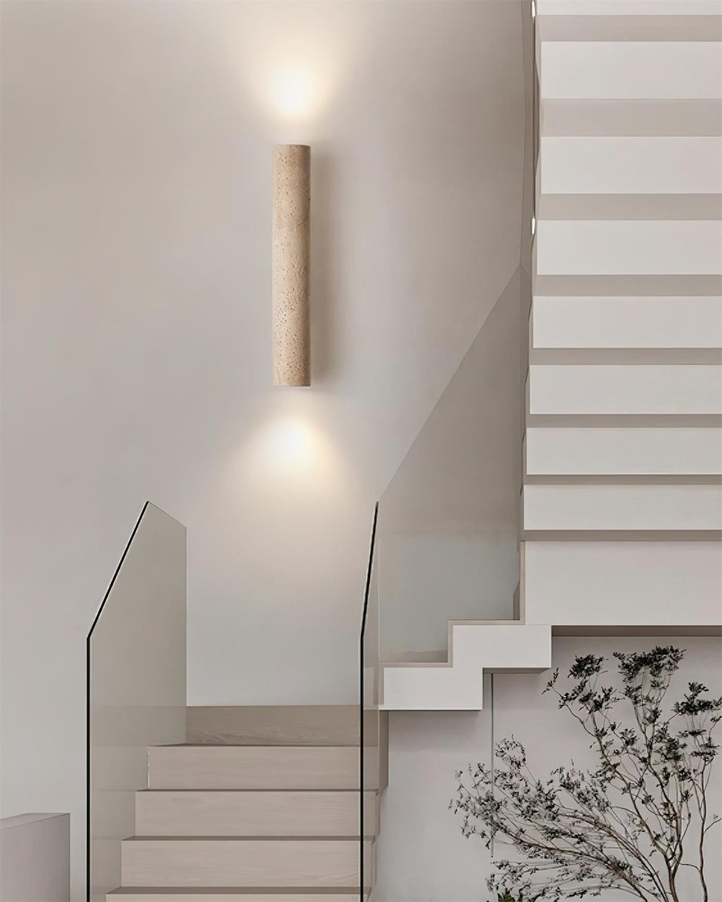 Lunaro Applique Murale Travertin Grande Minimaliste - Neutralighting