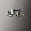 Lustra Chandelier Verre Circulaire Bras en Fer - Neutralighting