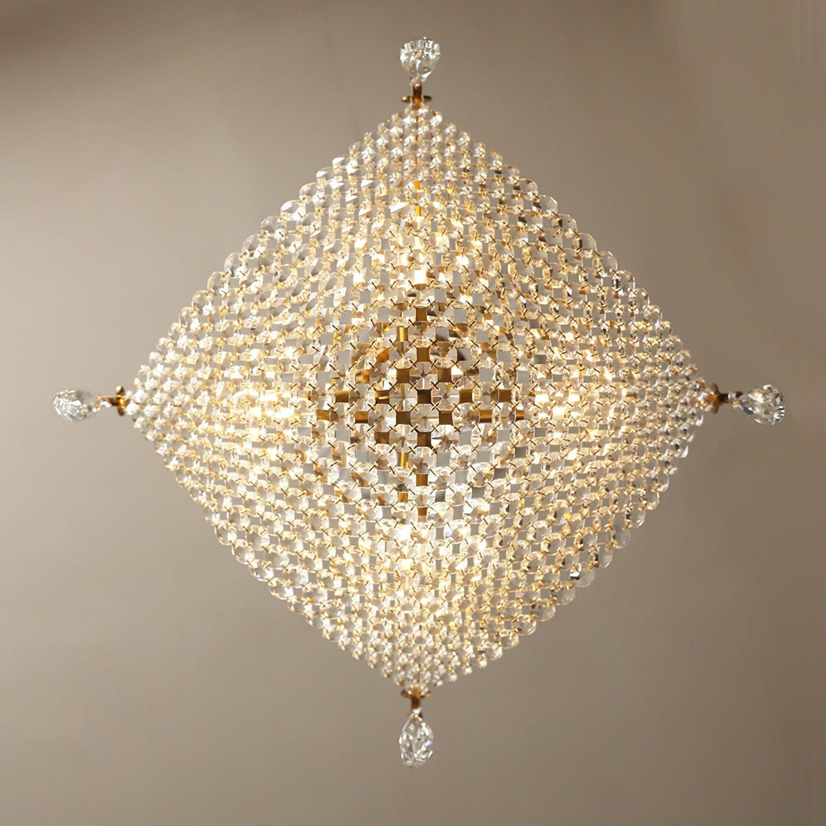 Lustra Chandelier avec Fils de Cristal et Cristal - Neutralighting