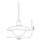 Norrin Lampe Pendante Dôme Moderne - Neutralighting