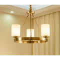 Illume Lustre Métal Laiton Verre Luxe Postmoderne - Neutralighting