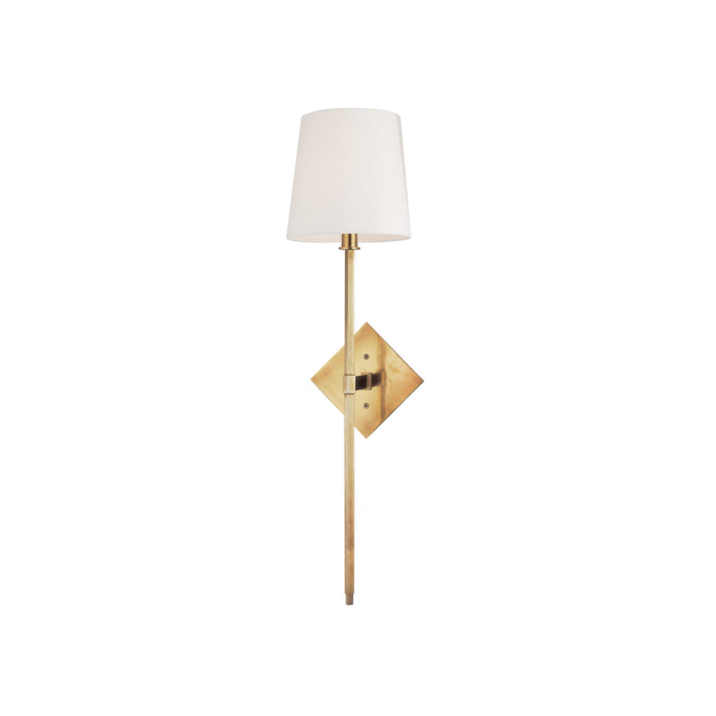 Kismet Lampe Murale En Métal Laiton Et Tissu Minimaliste Moderne - Neutralighting