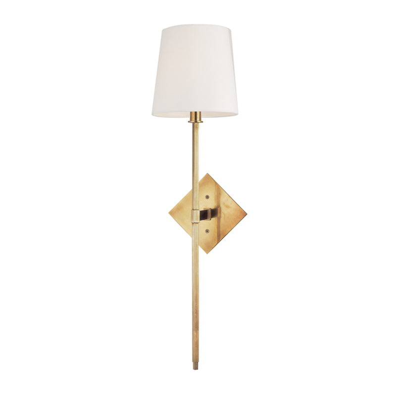 Kismet Lampe Murale En Métal Laiton Et Tissu Minimaliste Moderne - Neutralighting