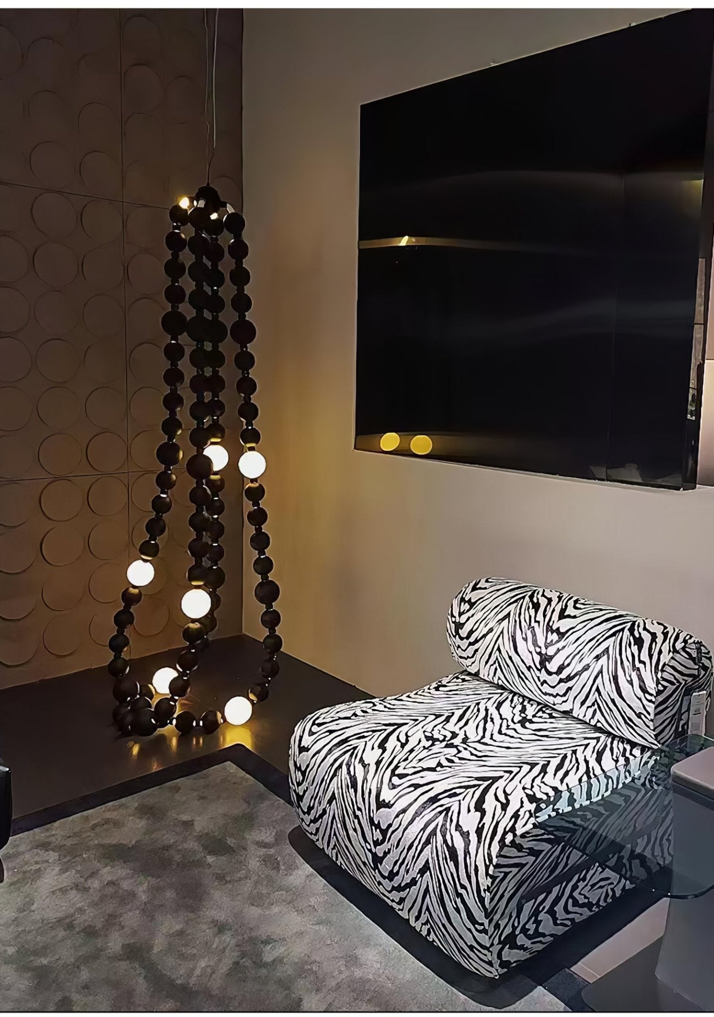 Nysolisra Lustre Moderne en Verre - Neutralighting