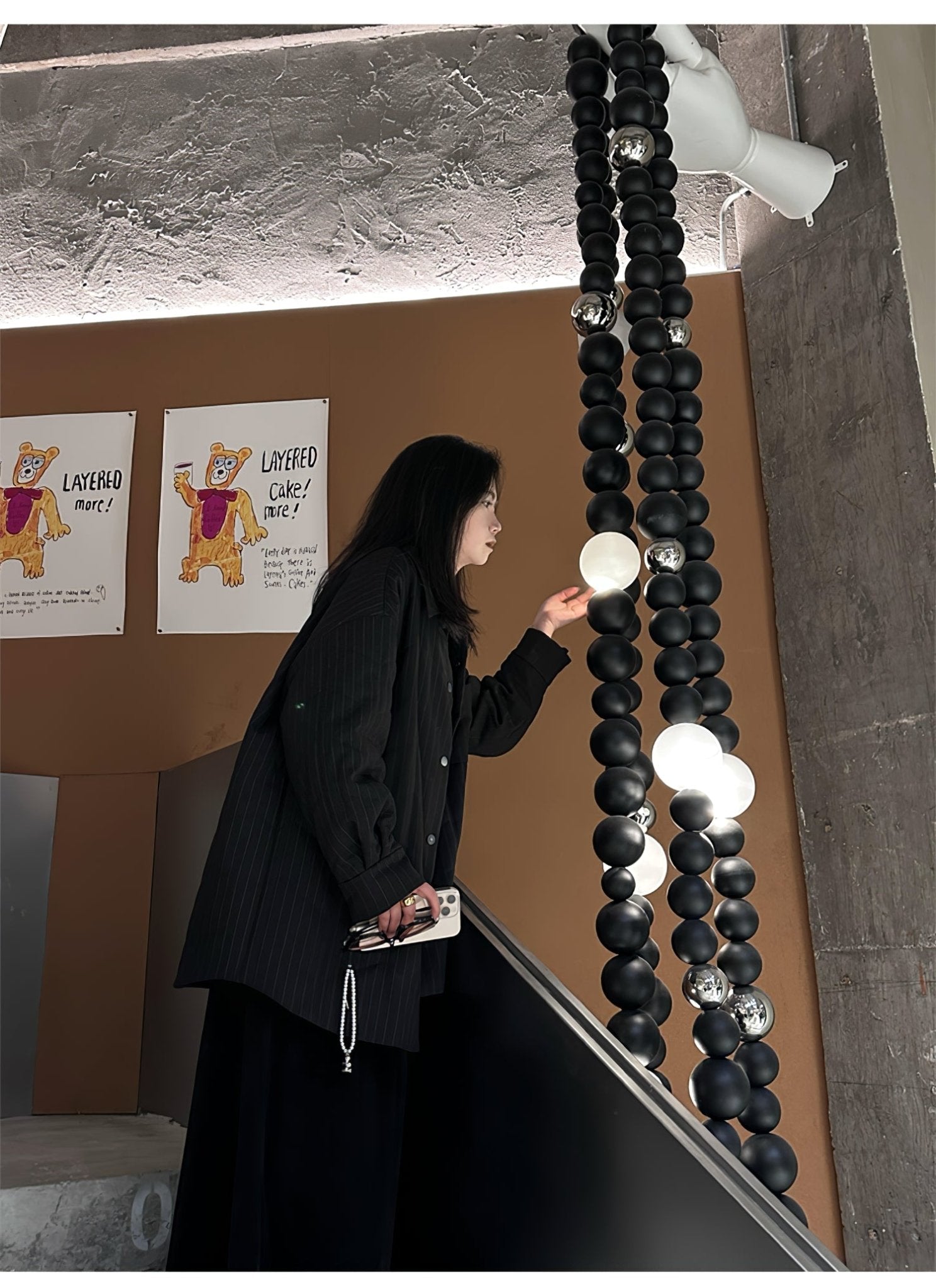 Nysolisra Lustre Moderne en Verre - Neutralighting