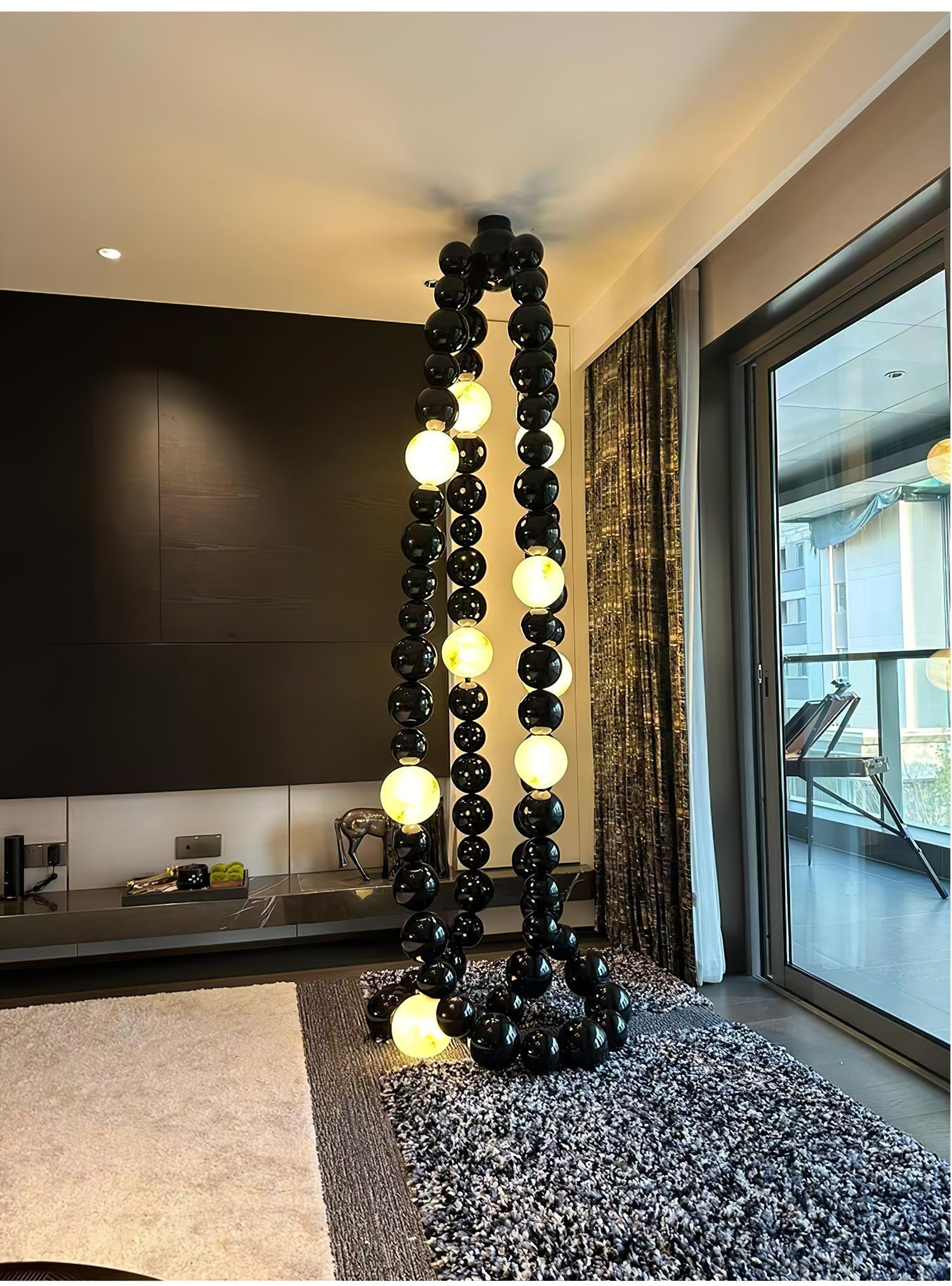 Nysolisra Lustre Moderne en Verre - Neutralighting