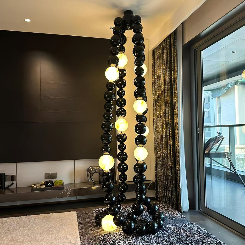 Nysolisra Lustre Moderne en Verre - Neutralighting