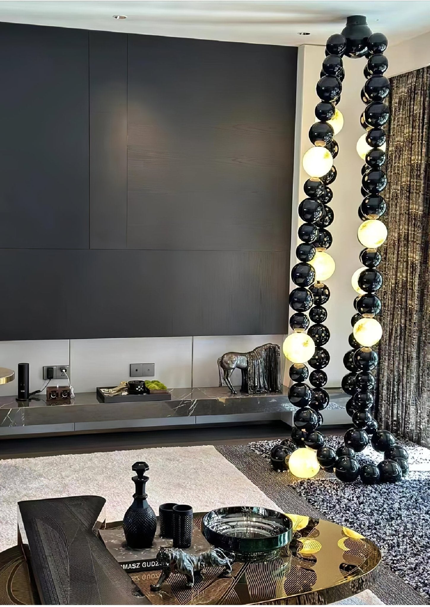 Nysolisra Lustre Moderne en Verre - Neutralighting