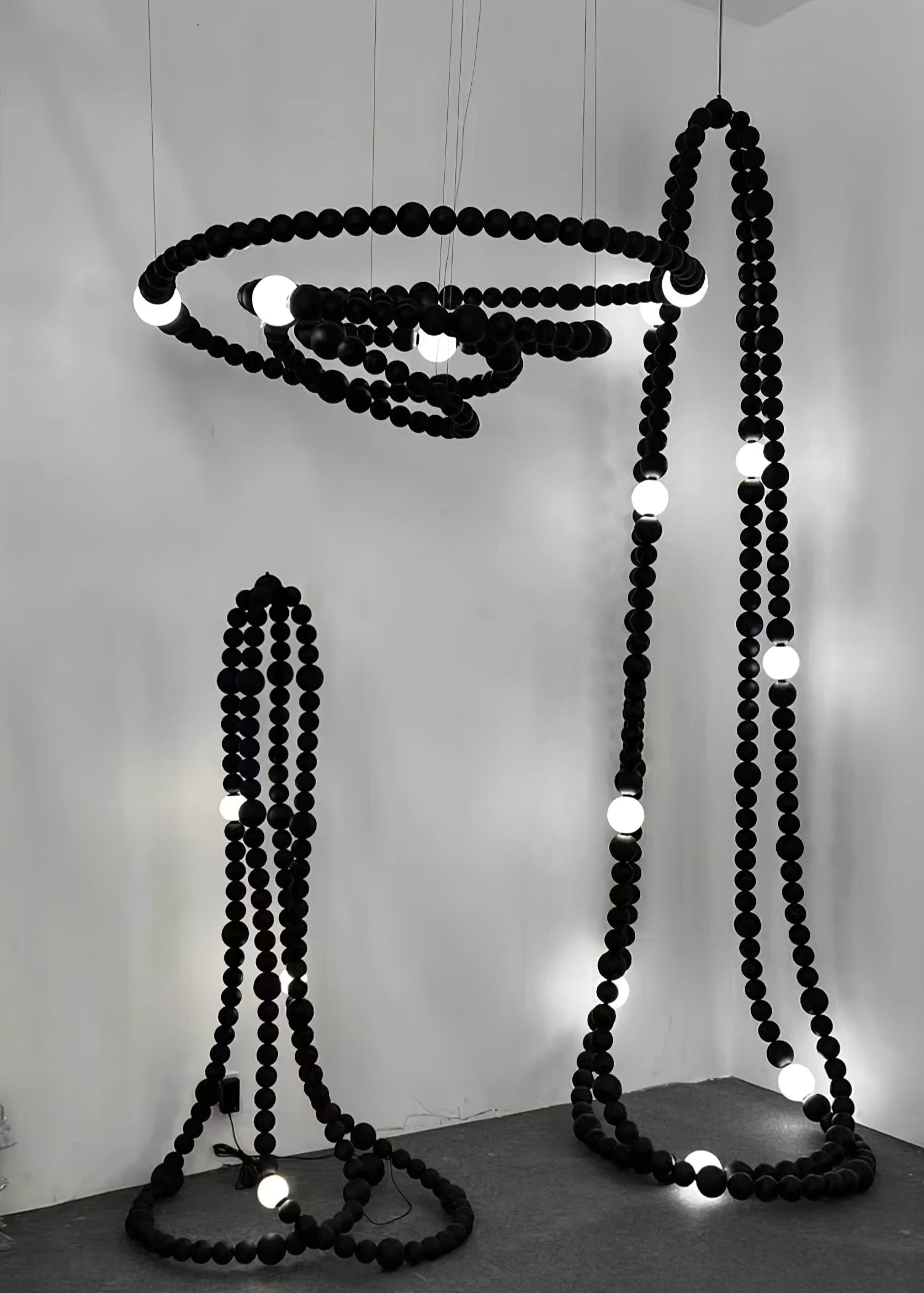 Nysolisra Lustre Moderne en Verre - Neutralighting
