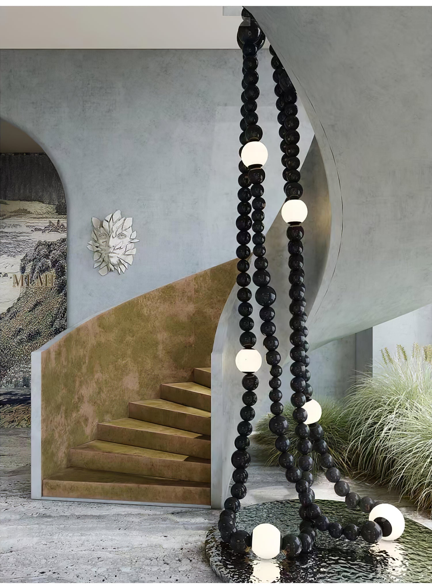 Nysolisra Lustre Moderne en Verre - Neutralighting