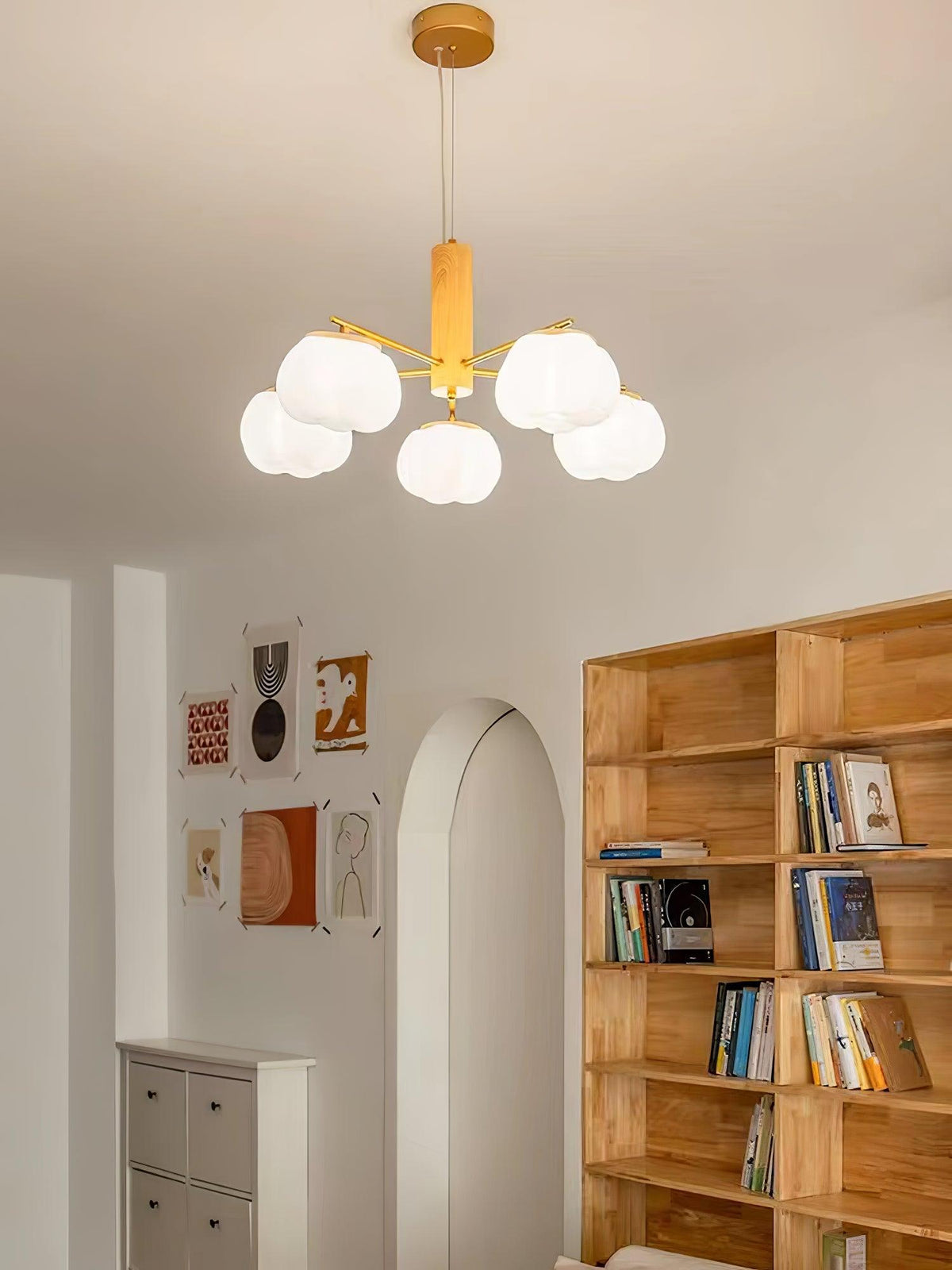 Tyler Chandelier Vintage en Acrylique - Neutralighting