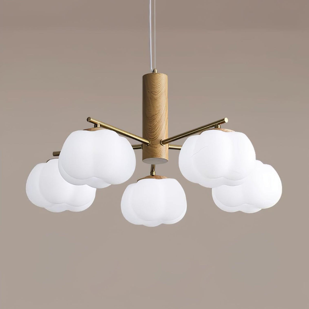 Tyler Chandelier Vintage en Acrylique - Neutralighting