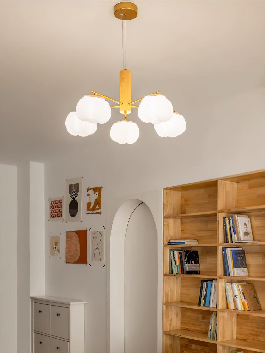Tyler Chandelier Vintage en Acrylique - Neutralighting