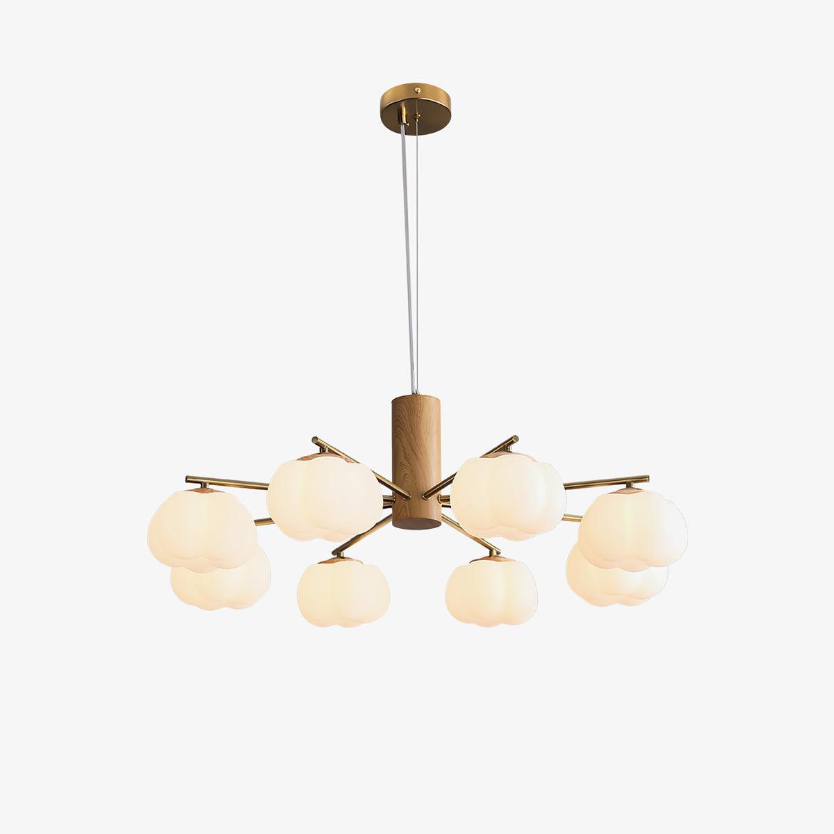 Tyler Chandelier Vintage en Acrylique - Neutralighting