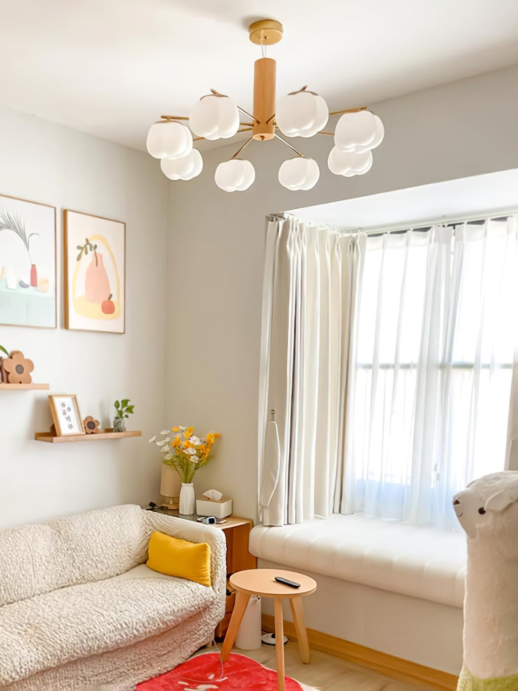Tyler Chandelier Vintage en Acrylique - Neutralighting