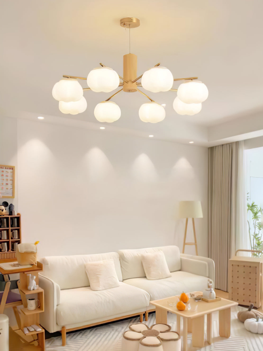 Tyler Chandelier Vintage en Acrylique - Neutralighting