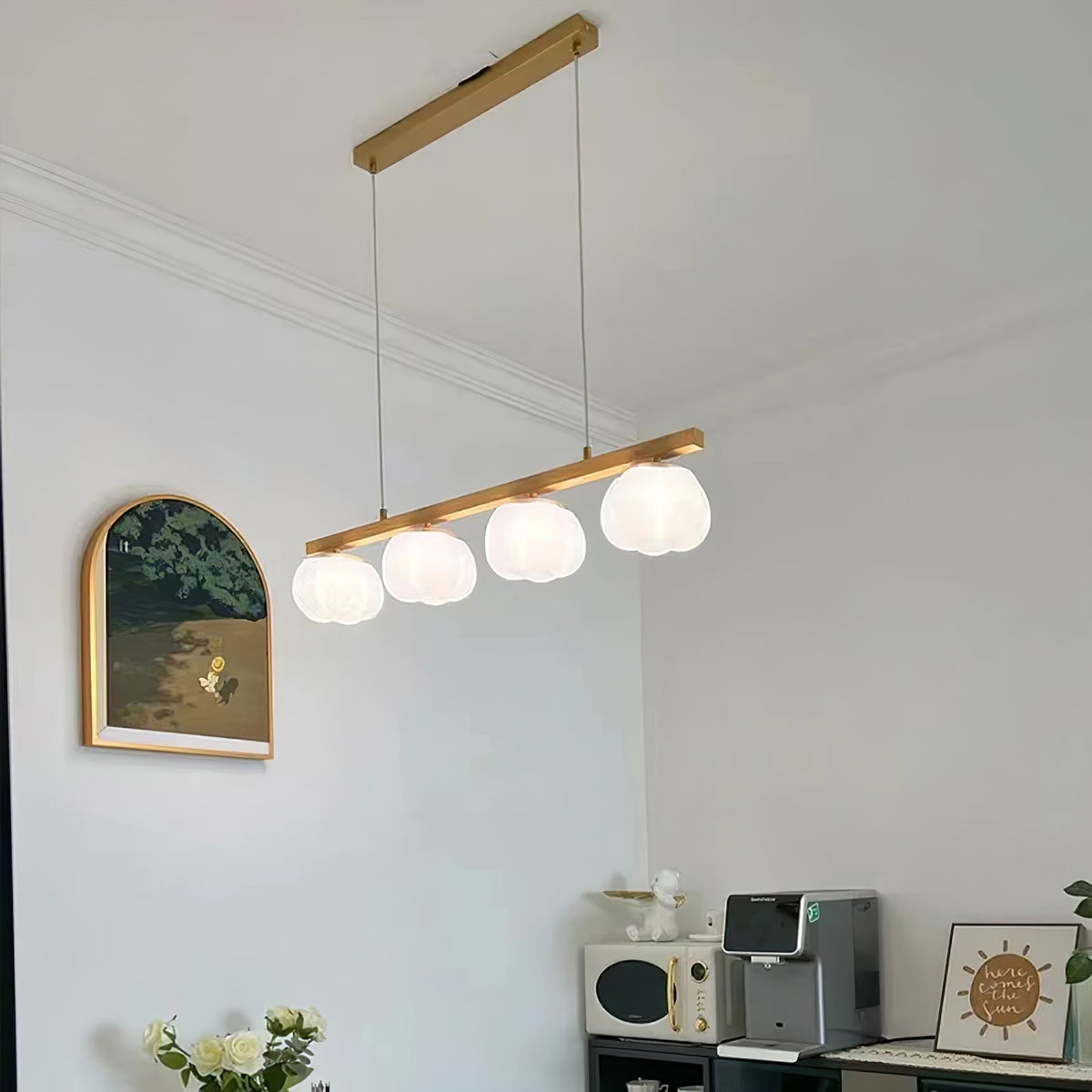 Tyler Chandelier Vintage en Acrylique - Neutralighting