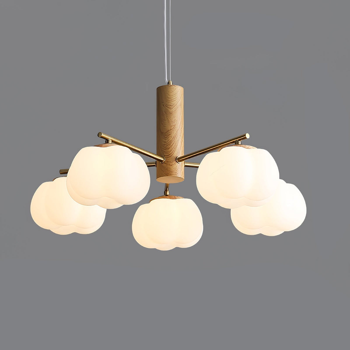 Tyler Chandelier Vintage en Acrylique - Neutralighting