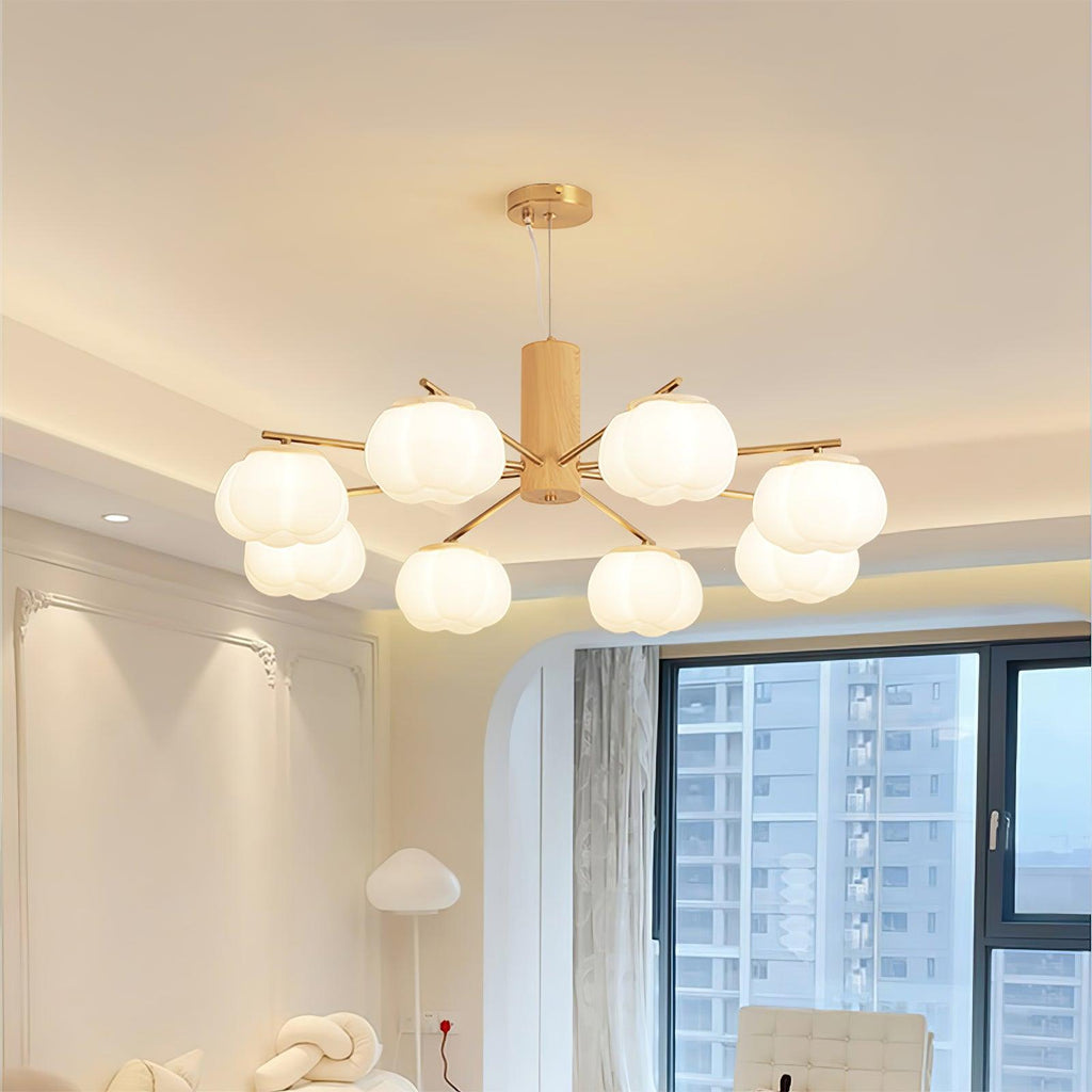 Tyler Chandelier Vintage en Acrylique - Neutralighting