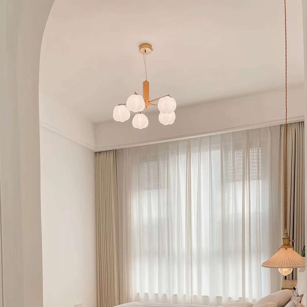 Tyler Chandelier Vintage en Acrylique - Neutralighting