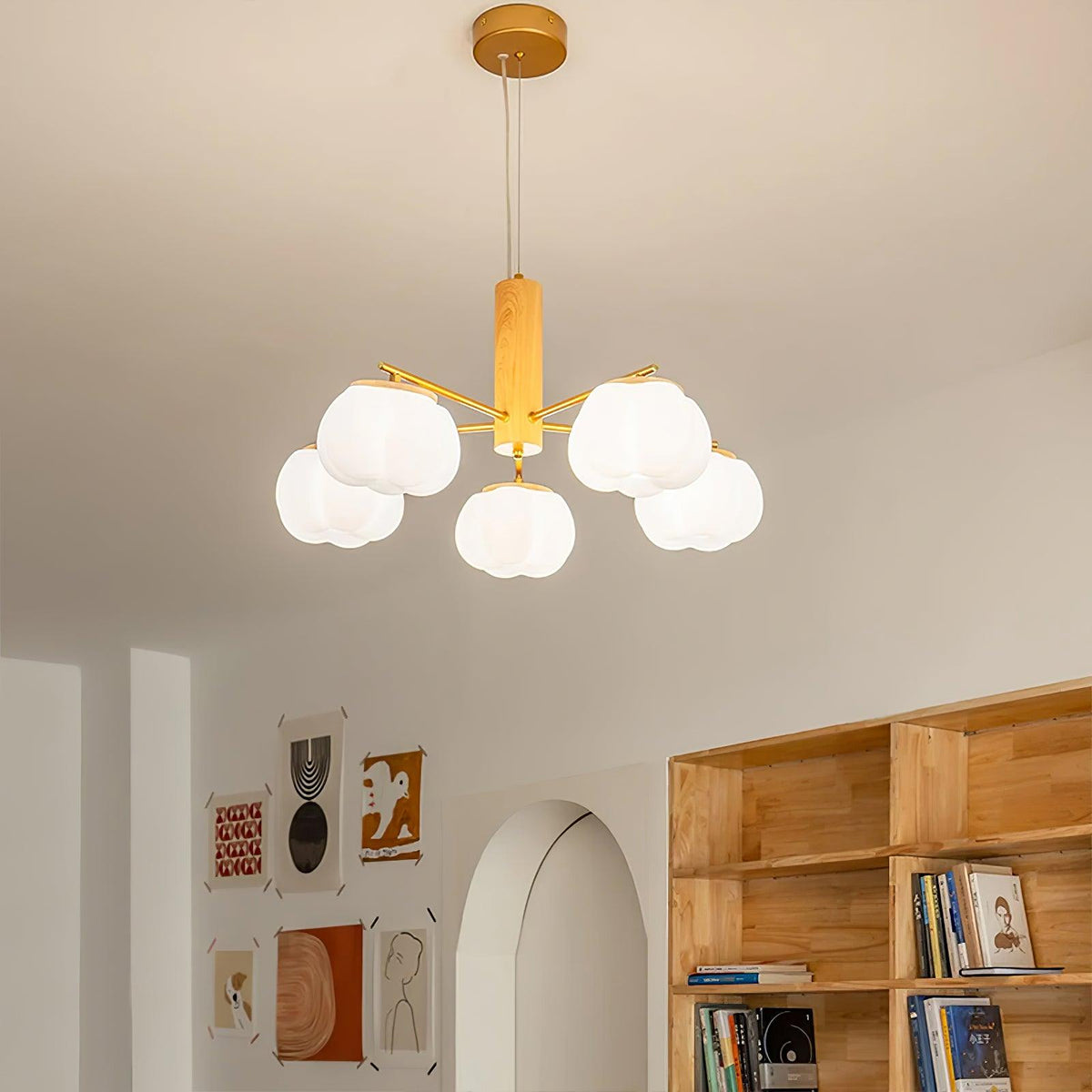 Tyler Chandelier Vintage en Acrylique - Neutralighting