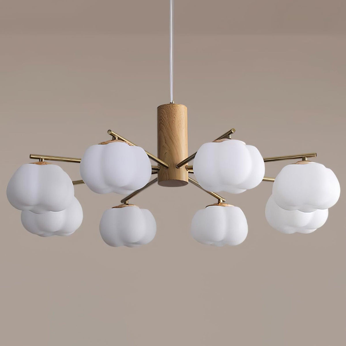 Tyler Chandelier Vintage en Acrylique - Neutralighting