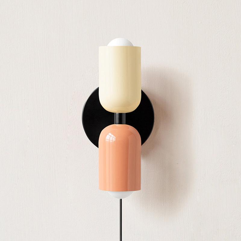 Lustra Wall Lamp Green Black Minimalist Plug-In - Neutralighting