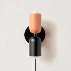Lustra Wall Lamp Green Black Minimalist Plug-In - Neutralighting