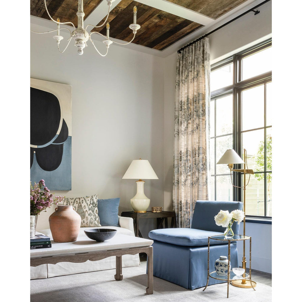 Zoliria Lustre Métal Blanc Ancien Luxe Postmoderne - Neutralighting
