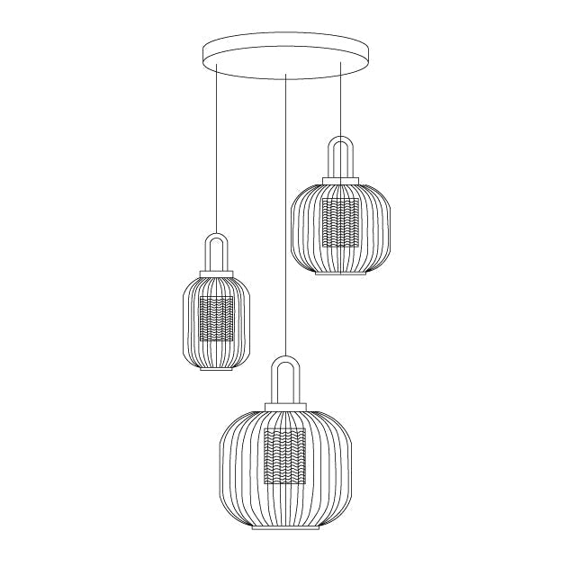 Velorce Lumière Luxe Pendentif Lumière - Neutralighting