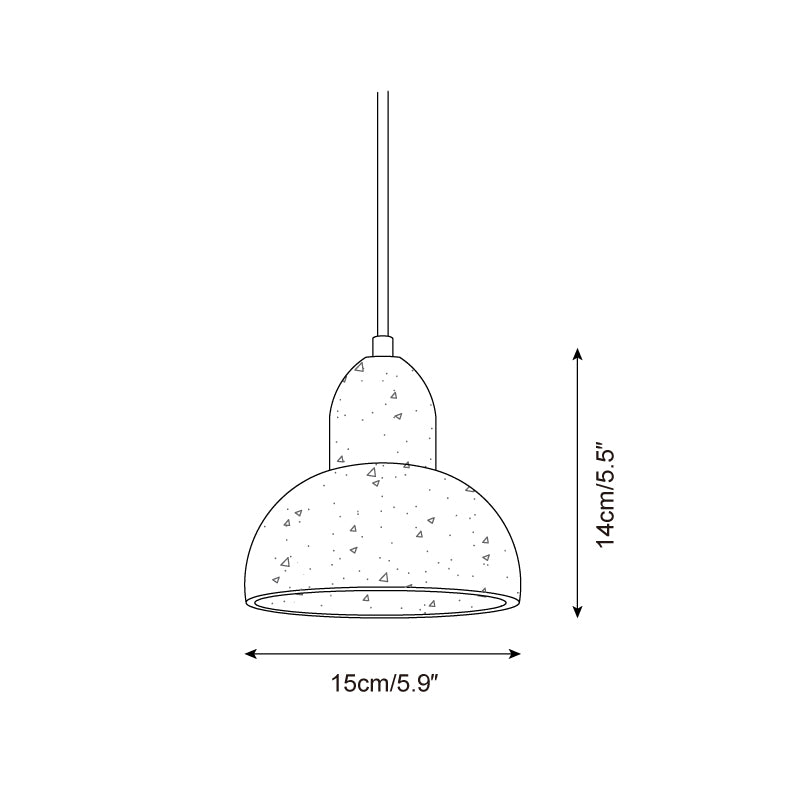 Lava Lampe Pendante Moderne en Travertin - Neutralighting