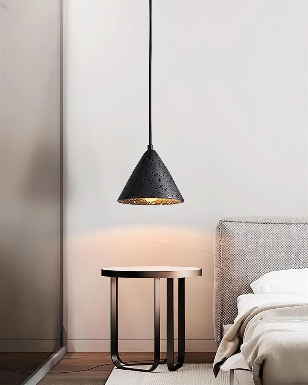 Lava Lampe Pendante Moderne en Travertin - Neutralighting
