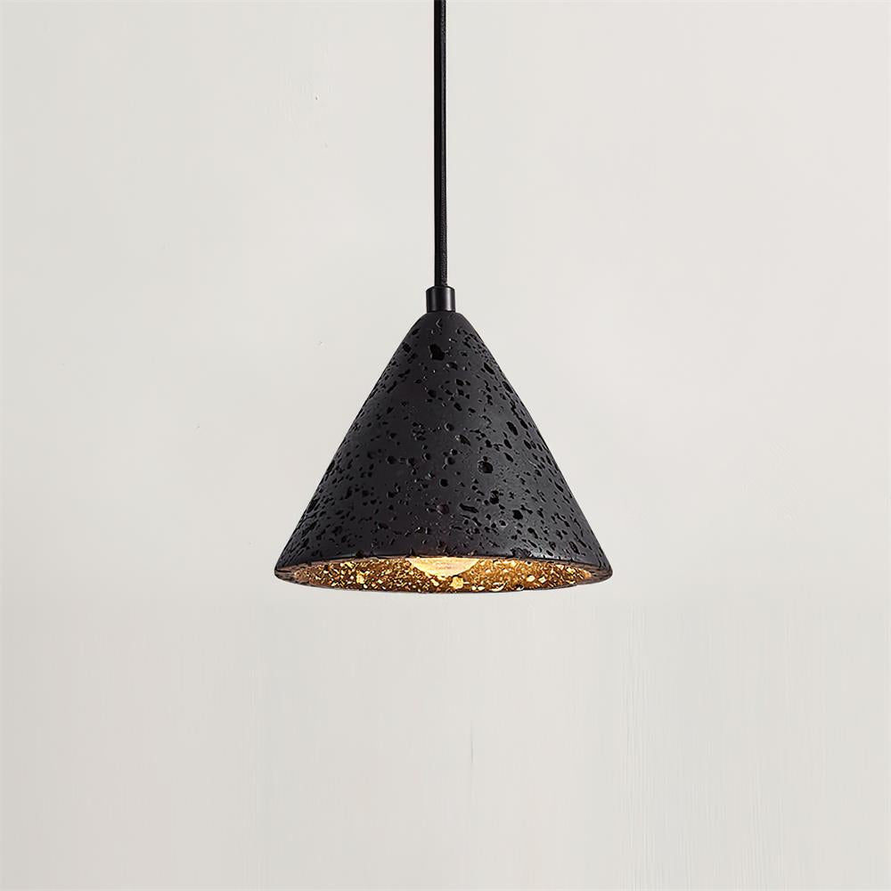 Lava Lampe Pendante Moderne en Travertin - Neutralighting