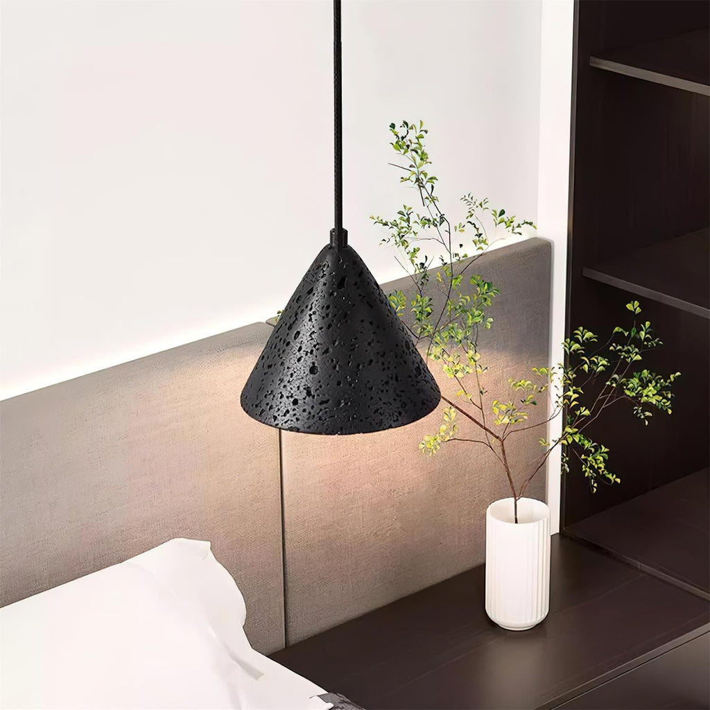 Lava Lampe Pendante Moderne en Travertin - Neutralighting