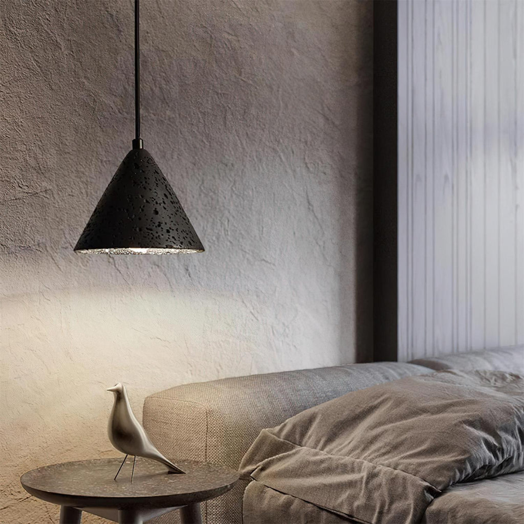 Lava Lampe Pendante Moderne en Travertin - Neutralighting