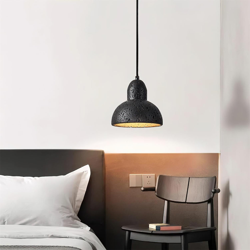 Lava Lampe Pendante Moderne en Travertin - Neutralighting