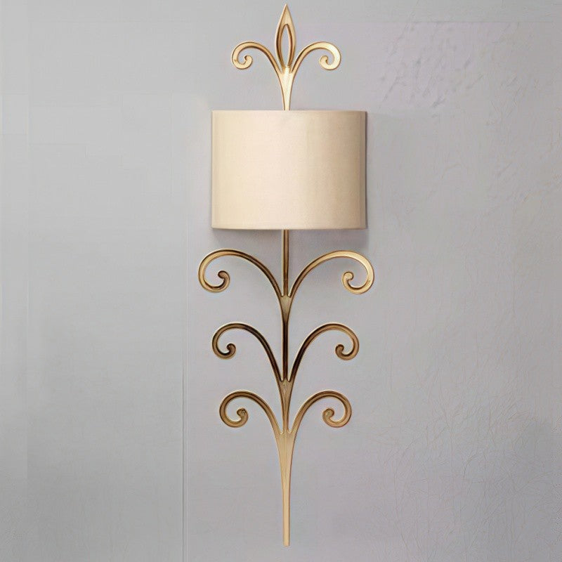 Pulse Lampe Murale En Métal Laiton Tissu Premium Unique - Neutralighting
