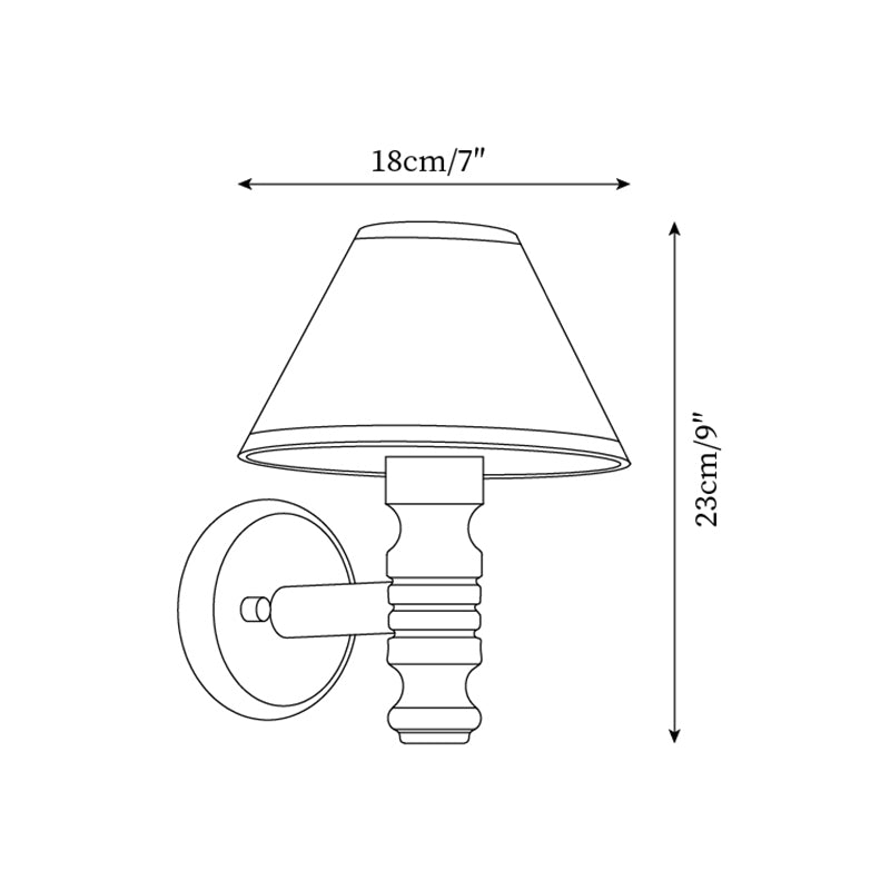 Applique Murale avec Abat-jour en Tissu Cartoon et Bras Chambre d'Enfant - Neutralighting