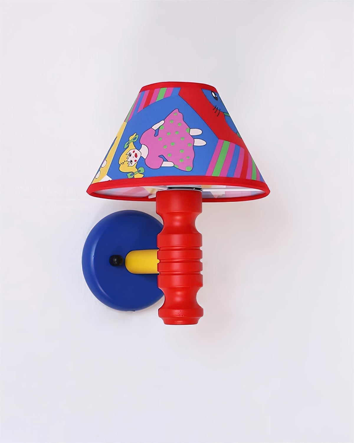 Applique Murale avec Abat-jour en Tissu Cartoon et Bras Chambre d'Enfant - Neutralighting