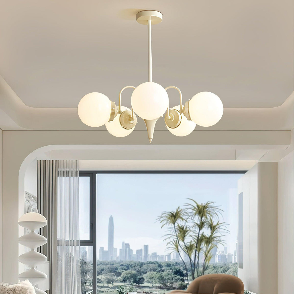 Lustra Lustre Verre Moderne - Neutralighting